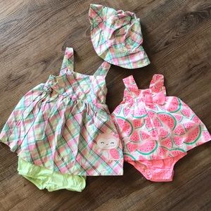 Two Carter’s Just One You Summer Dresses